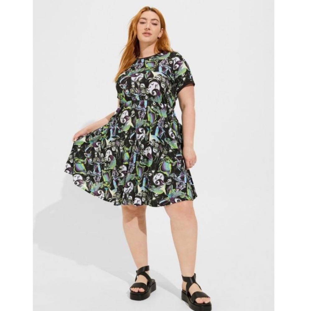 TORRID NWT Disney Nightmare Before Christmas Skater Dress